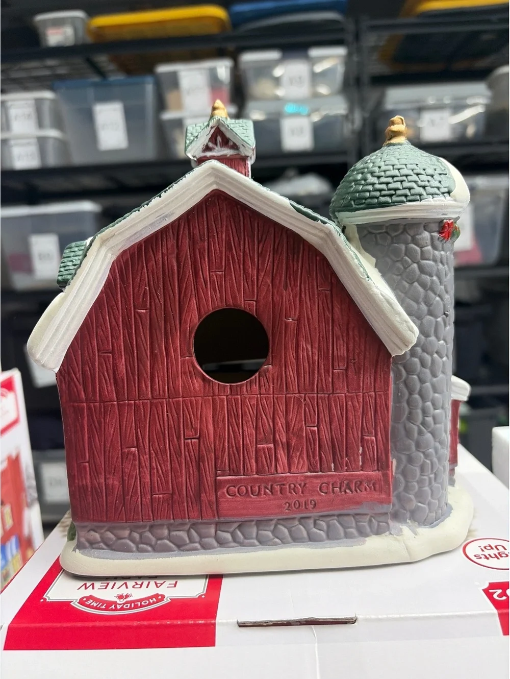 Holiday Time Fairview Farm Country Charm Christmas Village 2019 NO LIGHT